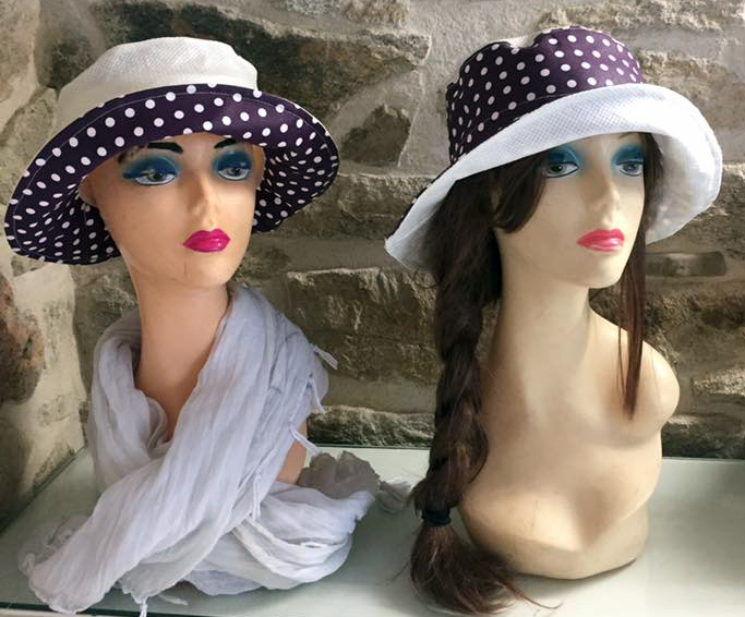 chapeaux pluie coton enduit